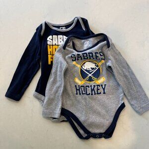2-pack Buffalo Sabres 24-month onesies